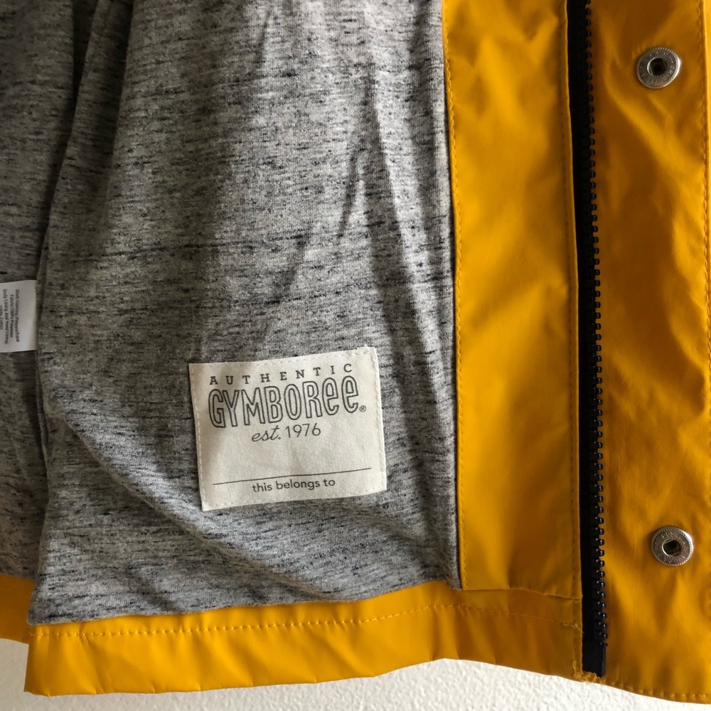 GYMBOREE YELLOW RAINCOAT BOYS****SOLD**** - Picture 6 of 6